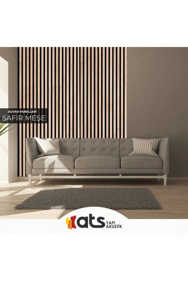 60 x 280 Ahşap Panel Safir Meşe